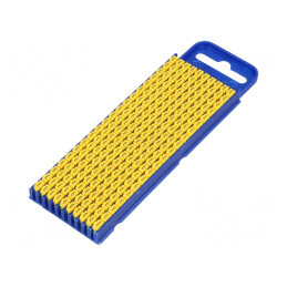 Markere Marcaj E 2,8-3,8mm Poliamidă Galbenă -40-85°C WIC | Electronic-mag.ro | Componente Electronice