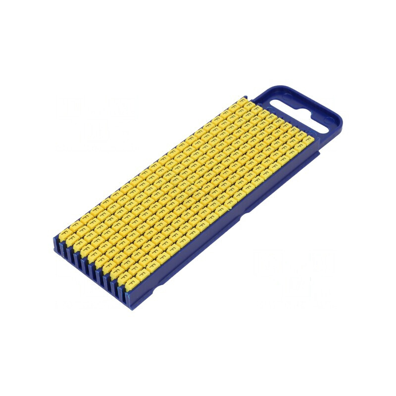 Markere Marcaj F 2,8-3,8mm poliamidă galbenă -40-85°C WIC | Electronic-mag.ro | Componente Electronice