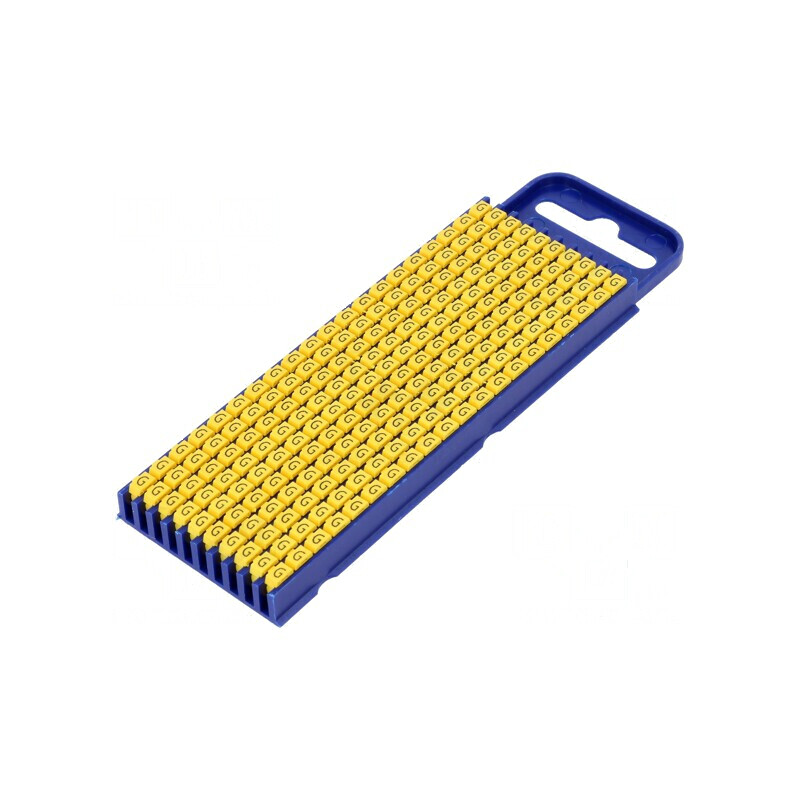 Markere Marcaj G 2,8-3,8mm Poliamidă Galbenă -40 la 85°C WIC | Electronic-mag.ro | Componente Electronice