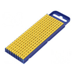 Markere Marcaj Poliamidă Galbenă 2,8-3,8mm -40÷85°C WIC | Electronic-mag.ro | Componente Electronice