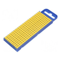 Markere Marcaj Poliamidă Galbenă 2,8-3,8mm -40÷85°C WIC | Electronic-mag.ro | Componente Electronice
