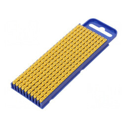 Markere Marcaj Poliamidă Galbenă 2,8-3,8mm -40 la 85°C WIC | Electronic-mag.ro | Componente Electronice