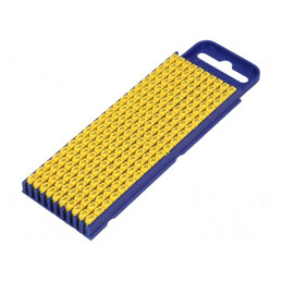 Markere Marcaj P 2,8-3,8mm Poliamidă Galbenă -40÷85°C WIC | Electronic-mag.ro | Componente Electronice