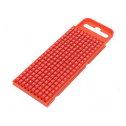 Markere Marcaj Poliamidă Roșie 2÷2,8mm -40÷85°C WIC W 5mm | Electronic-mag.ro | Componente Electronice