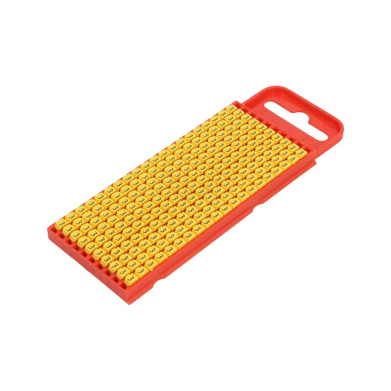 Markere Marcaj Galbene 3 2÷2,8mm Poliamidă -40÷85°C WIC | Electronic-mag.ro | Componente Electronice