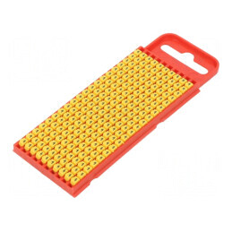 Markere galbene 2÷2,8mm poliamidă -40÷85°C cu împingere WIC | Electronic-mag.ro | Componente Electronice