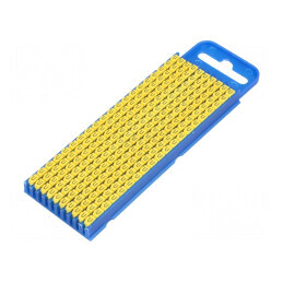 Markere Marcaj U 2,8-3,8mm Poliamidă Galbenă 40-85°C WIC | Electronic-mag.ro | Componente Electronice