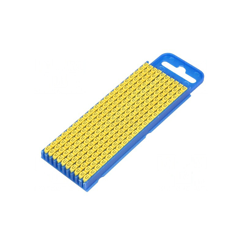 Markere Marcaj U 2,8-3,8mm Poliamidă Galbenă 40-85°C WIC | Electronic-mag.ro | Componente Electronice