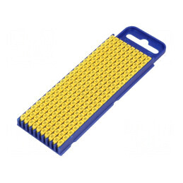 Markere Marcaj Poliamidă Galbenă 2,8-3,8mm -40÷85°C WIC | Electronic-mag.ro | Componente Electronice