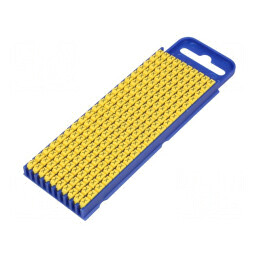Marker Marcaj Galben 2,8-3,8mm Poliamidă -40÷85°C WIC | Electronic-mag.ro | Componente Electronice