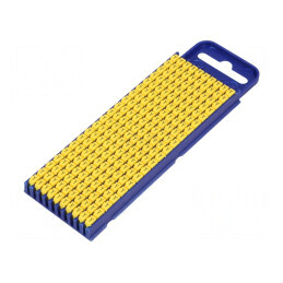 Markere Marcaj Y 2,8-3,8mm Poliamidă Galbenă -40° până la 85°C WIC | Electronic-mag.ro | Componente Electronice