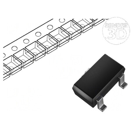 Tranzistor P-MOSFET unipolar SOT23  | Electronic-mag.ro | Componente Electronice