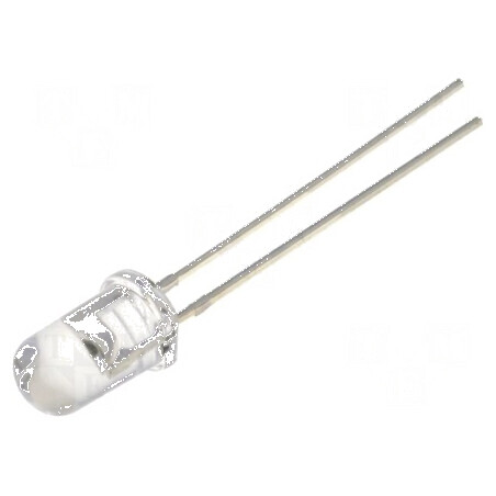 LED 5mm galben 1300-1700mcd 35° convex | Electronic-mag.ro | Componente Electronice