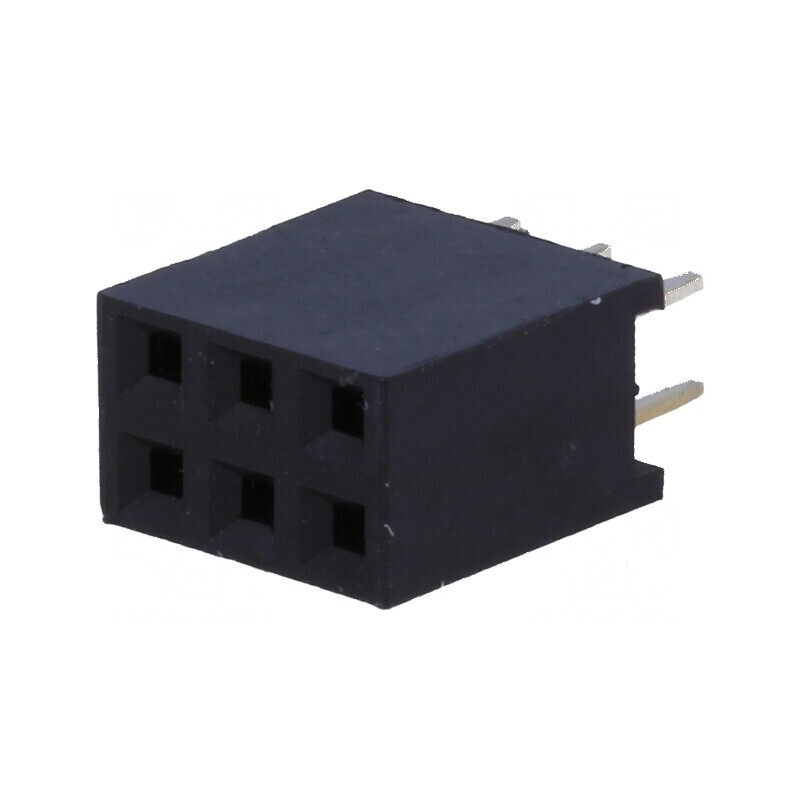Conector şiruri pini soclu mamă 6 pini 2,54mm THT 2x3 | Electronic-mag.ro | Componente Electronice Conector şiruri pini soclu mamă 6 pini 2,54mm THT 2x3 | Electronic-mag.ro | Componente Electronice