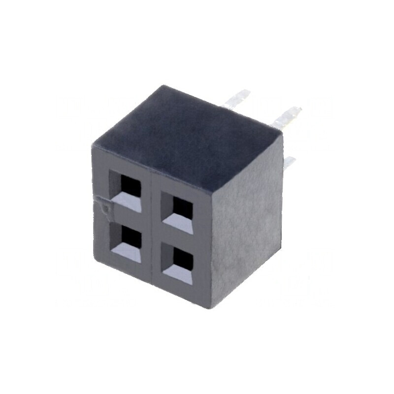 Conector şiruri pini soclu mamă 4 PIN 2mm THT 2x2 | Electronic-mag.ro | Componente Electronice
