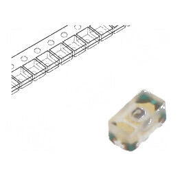 LED SMD 1005 galben 45-112mcd 120° 20mA 60mW | Electronic-mag.ro | Componente Electronice