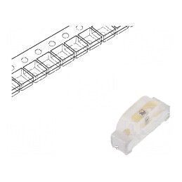 LED SMD 0804 galben-verde 16,8-20,5mcd 2.1x1x0.6mm 130° 20mA | Electronic-mag.ro | Componente Electronice