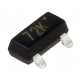 N-MOSFET Tranzistor 60V 340mA 350mW SOT23 ESD | Electronic-mag.ro | Componente Electronice