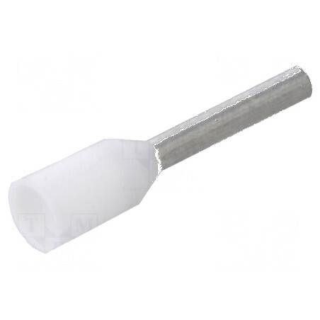 Vârf tub de capăt izolată cupru 0,5mm² 8mm cositorit crimpat | Electronic-mag.ro | Componente Electronice