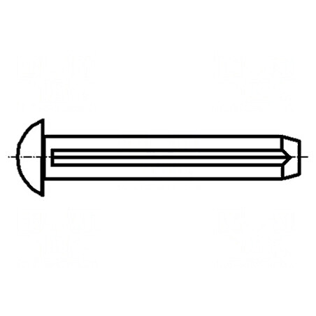 Nit oțel BN 893 2mm x 4mm DIN 1476 ISO 8746 Zincat | Electronic-mag.ro | Componente Electronice