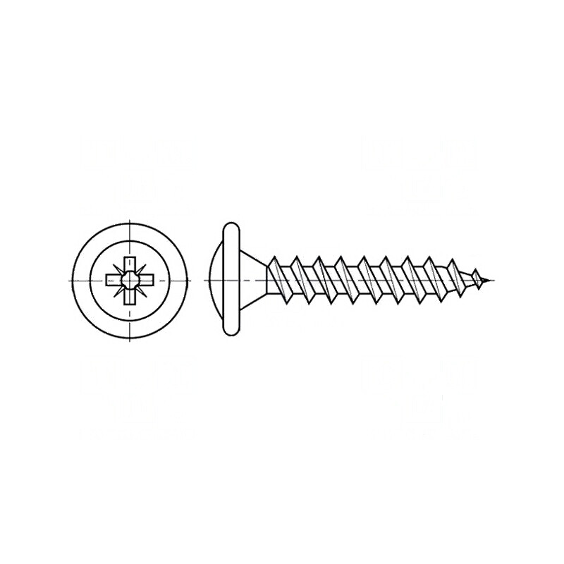 Şurub pentru lemn 3,5x20 PZ2 Cap buton pentru plăci PAL | Electronic-mag.ro | Componente Electronice Şurub pentru lemn 3,5x20 PZ2 Cap buton pentru plăci PAL | Electronic-mag.ro | Componente Electronice