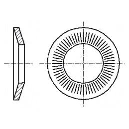 Şaibă conică M4 D10mm h1,4mm oțel inoxidabil A2 | Electronic-mag.ro | Componente Electronice
