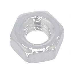 Piuliță hexagonală M4 din aluminiu 7mm BN 599 DIN 934 | Electronic-mag.ro | Componente Electronice