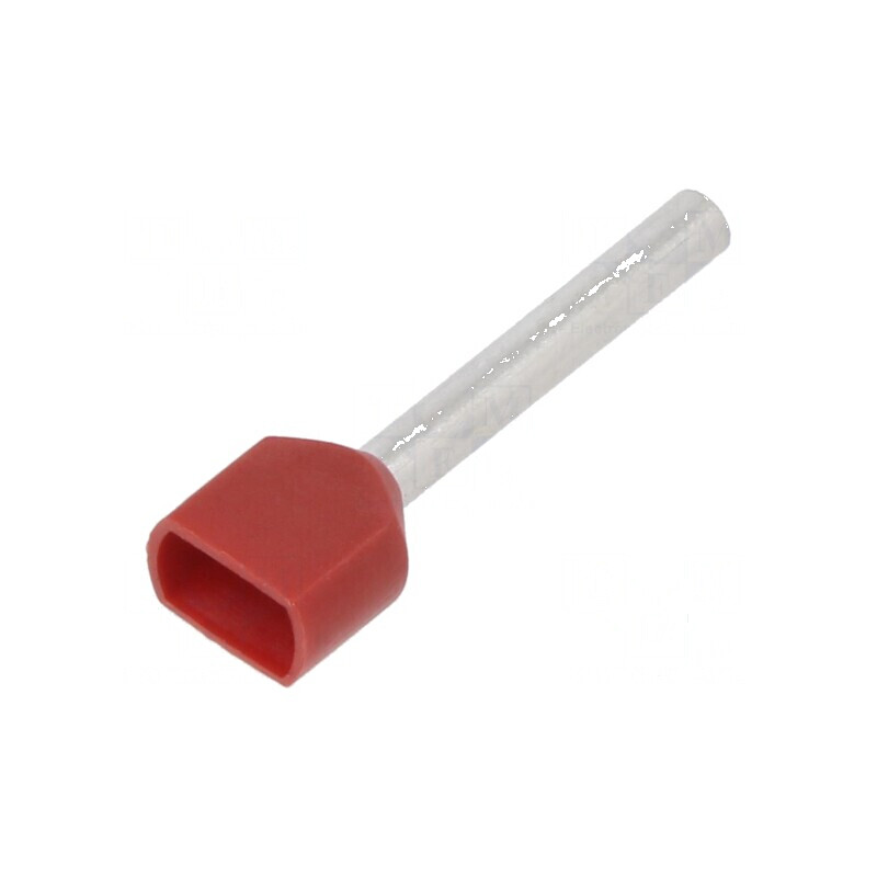 Vârf tub capăt izolată dublă cupru 1,5mm2 18mm cositorit | Electronic-mag.ro | Componente Electronice Vârf tub capăt izolată dublă cupru 1,5mm2 18mm cositorit | Electronic-mag.ro | Componente Electronice