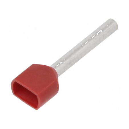Vârf tub capăt izolată dublă cupru 1,5mm2 18mm cositorit | Electronic-mag.ro | Componente Electronice