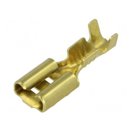 Terminal plat 4,8mm mamă 0,5-1,25mm² crimpat pe cablu | Electronic-mag.ro | Componente Electronice