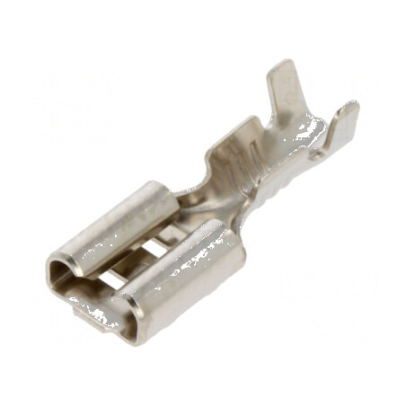 Terminal plat 4,8mm mamă 0,5÷1,25mm² crimpat pe cablu | Electronic-mag.ro | Componente Electronice