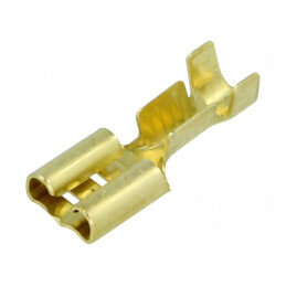 Terminal plat 6,3mm mamă 1÷2,5mm² crimpat pe cablu | Electronic-mag.ro | Componente Electronice