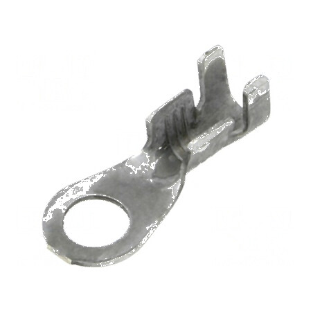 Vârf inelar M4 1-2,5mm² crimpat neizolat cositorit | Electronic-mag.ro | Componente Electronice