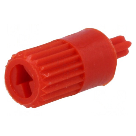 Buton rotativ ax roșu Ø5mm | Electronic-mag.ro | Componente Electronice