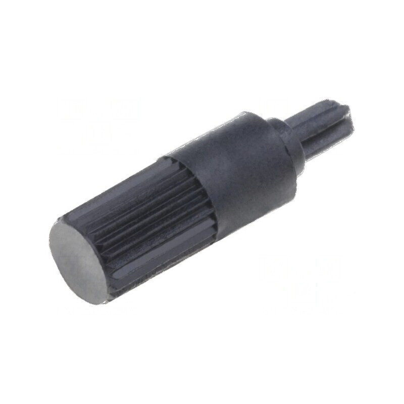 Buton rotativ negru Ø4mm pentru ax | Electronic-mag.ro | Componente Electronice