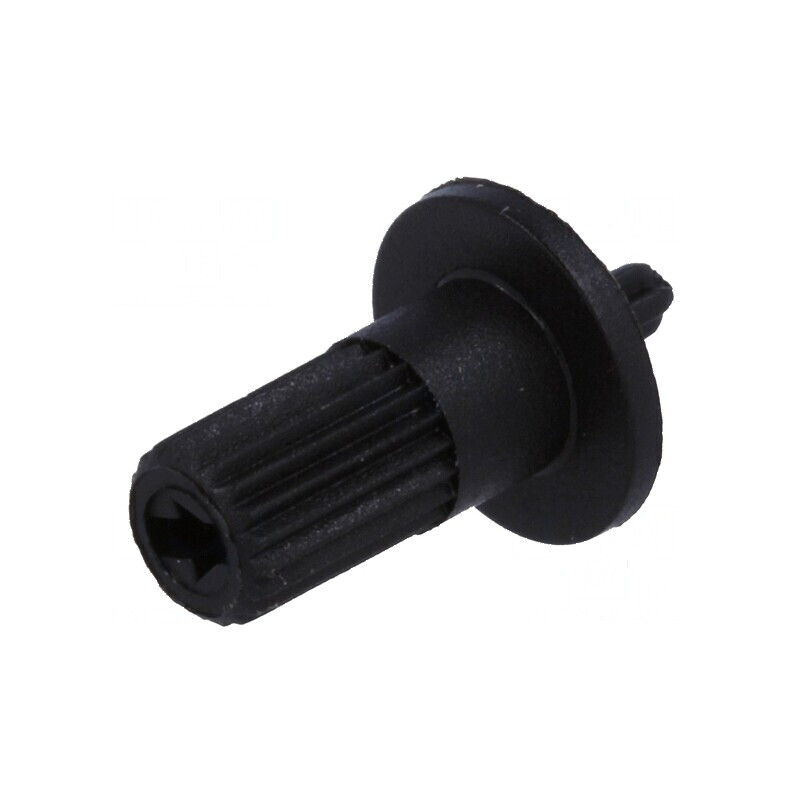 Buton rotativ cu flanşă neagră Ø5mm pentru ax | Electronic-mag.ro | Componente Electronice Buton rotativ cu flanşă neagră Ø5mm pentru ax | Electronic-mag.ro | Componente Electronice