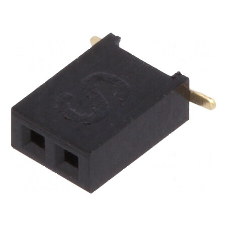 Conector şiruri pini soclu mamă 2x1 1,27mm SMT | Electronic-mag.ro | Componente Electronice