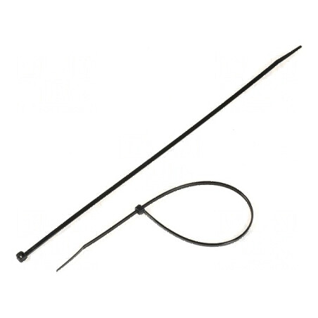 Colier de strângere poliamidă negru L: 292mm W: 3,6mm 176,5N | Electronic-mag.ro | Componente Electronice