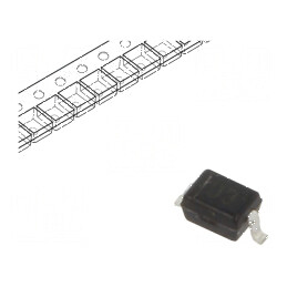 Diodă TVS 6V 5A 0,25W SOD323 pentru protecție ESD - 1 rolă, bandă | Electronic-mag.ro | Componente Electronice