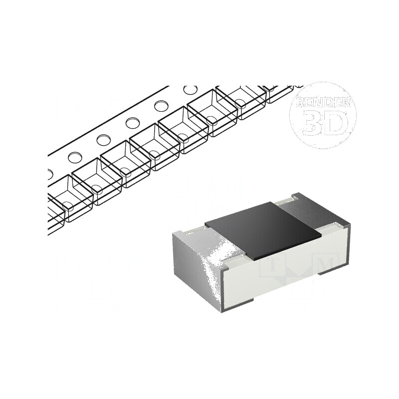 Rezistor SMD 0805 90,9kΩ 125mW ±0,1% -55÷155°C | Electronic-mag.ro | Componente Electronice