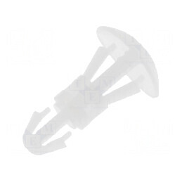 Ştift de montare poliamidă 6mm clichet natural UL94V-2 | Electronic-mag.ro | Componente Electronice