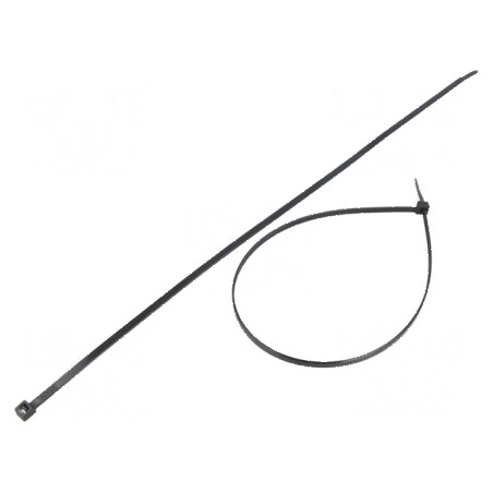 Colier de strângere poliamidă 400mm 4,8mm 222N negru | Electronic-mag.ro | Componente Electronice