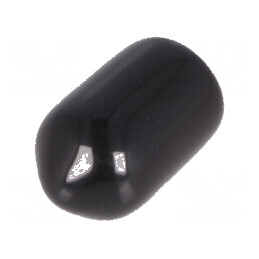 Cap de protecție Corp neagră 4,8mm PVC Soft 9mm | Electronic-mag.ro | Componente Electronice