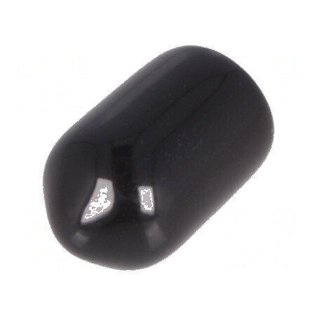 Cap de protecție Corp neagră 4,8mm PVC Soft 9mm | Electronic-mag.ro | Componente Electronice