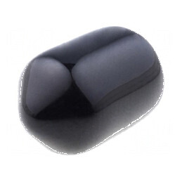 Cap de protecție Corp neagră Øint 6mm PVC Soft L 8mm | Electronic-mag.ro | Componente Electronice