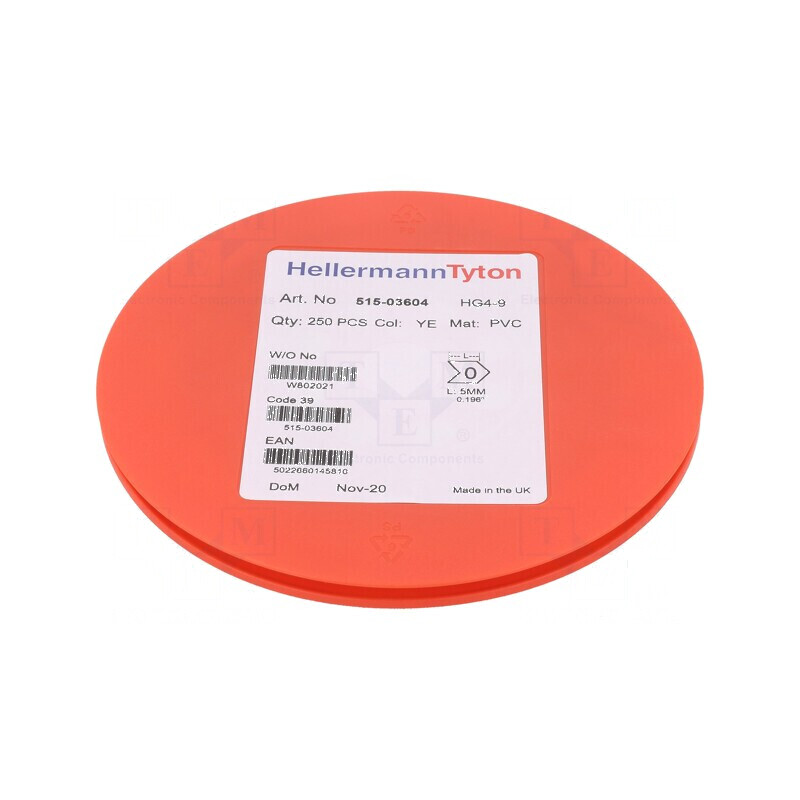 Markere Marcaj PVC galben 0 4÷9mm -65÷105°C | Electronic-mag.ro | Componente Electronice