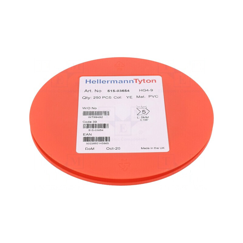 Markere Marcaj PVC Galben 5 4÷9mm -65÷105°C | Electronic-mag.ro | Componente Electronice Markere Marcaj PVC Galben 5 4÷9mm -65÷105°C | Electronic-mag.ro | Componente Electronice