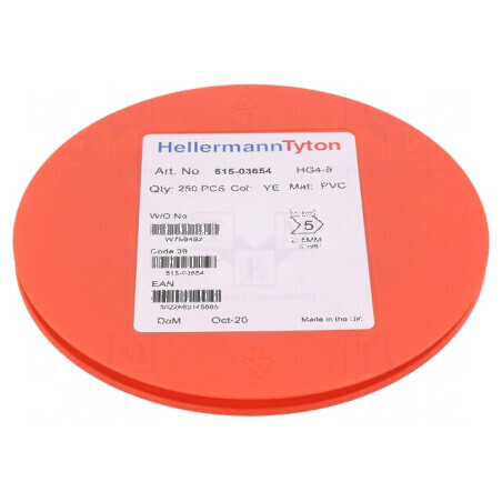 Markere Marcaj PVC Galben 5 4÷9mm -65÷105°C | Electronic-mag.ro | Componente Electronice