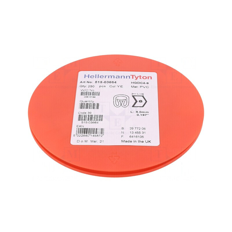 Markere Marcaj PVC galben 6 4÷9mm -65÷105°C | Electronic-mag.ro | Componente Electronice Markere Marcaj PVC galben 6 4÷9mm -65÷105°C | Electronic-mag.ro | Componente Electronice