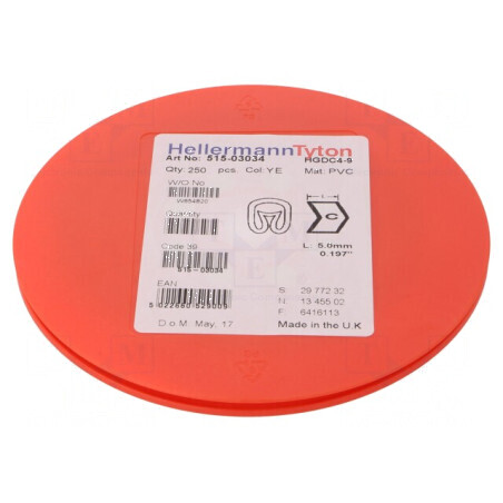Markere Marcaj PVC galben 4-9mm 65-105°C | Electronic-mag.ro | Componente Electronice